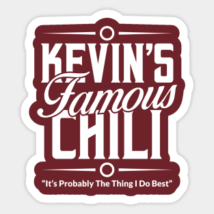 Kevin Malone's Famous Chili Sticker